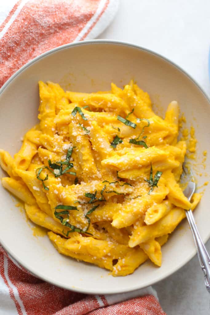 Creamy Carrot Pasta Sauce MJ and Hungryman