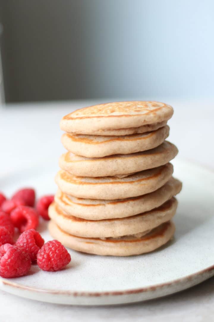 Perfect Eggless Pancakes (So Fluffy) MJ and Hungryman