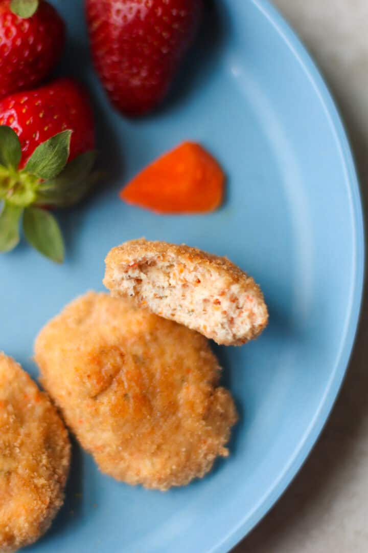 Healthy Chicken Nuggets with Veggies MJ and Hungryman