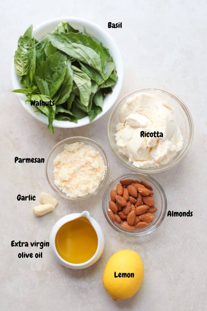 Easy Ricotta Pesto MJ and Hungryman