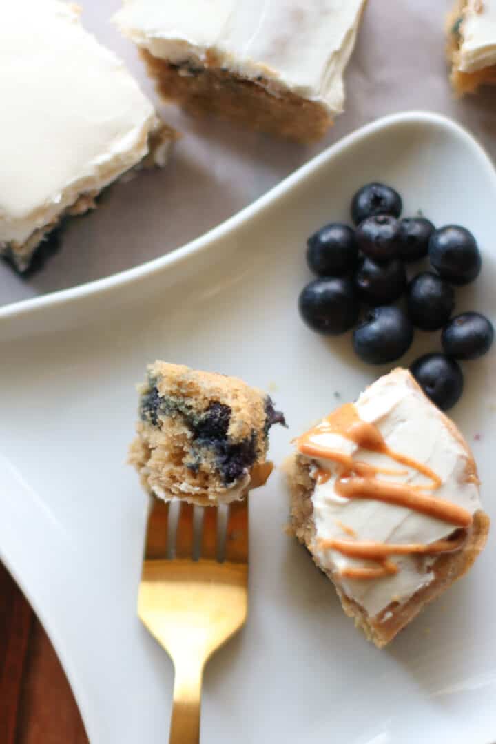 Easy Blueberry Banana Cake - MJ and Hungryman