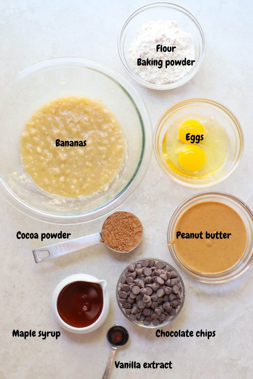 Healthy Banana Brownies (with peanut butter) MJ and Hungryman