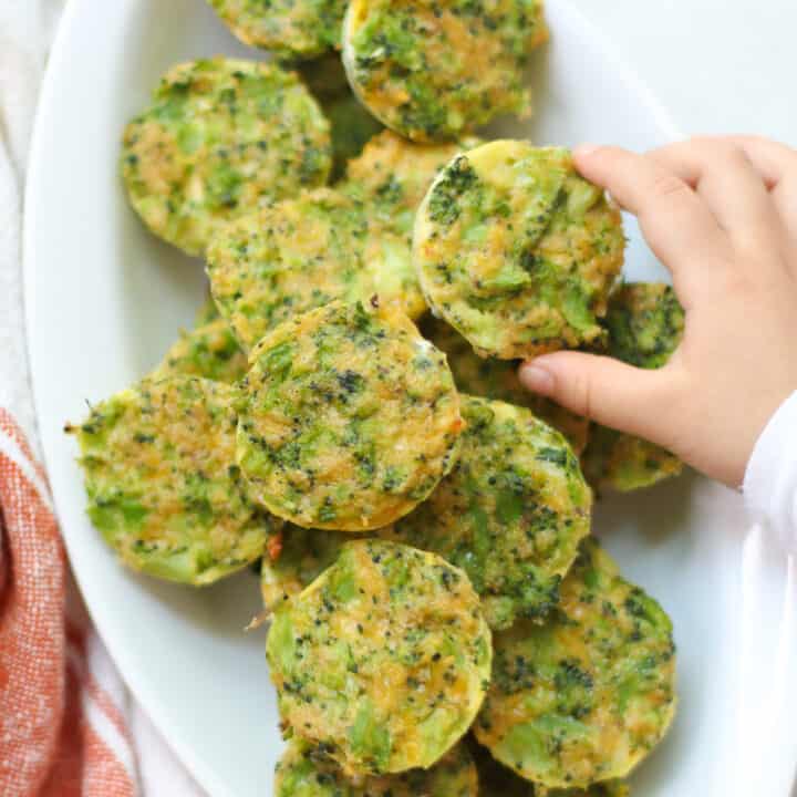 Cheesy Broccoli Bites (5 ingredients) MJ and Hungryman