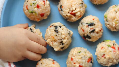 Tasty Chicken Rice Balls - MJ and Hungryman