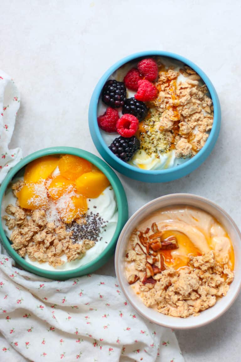 Yogurt Granola Bowls (5 Ideas) MJ and Hungryman