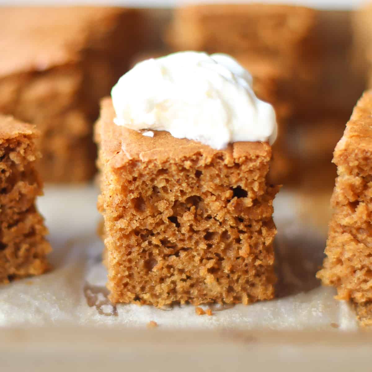 Gingerbread Snack Cake