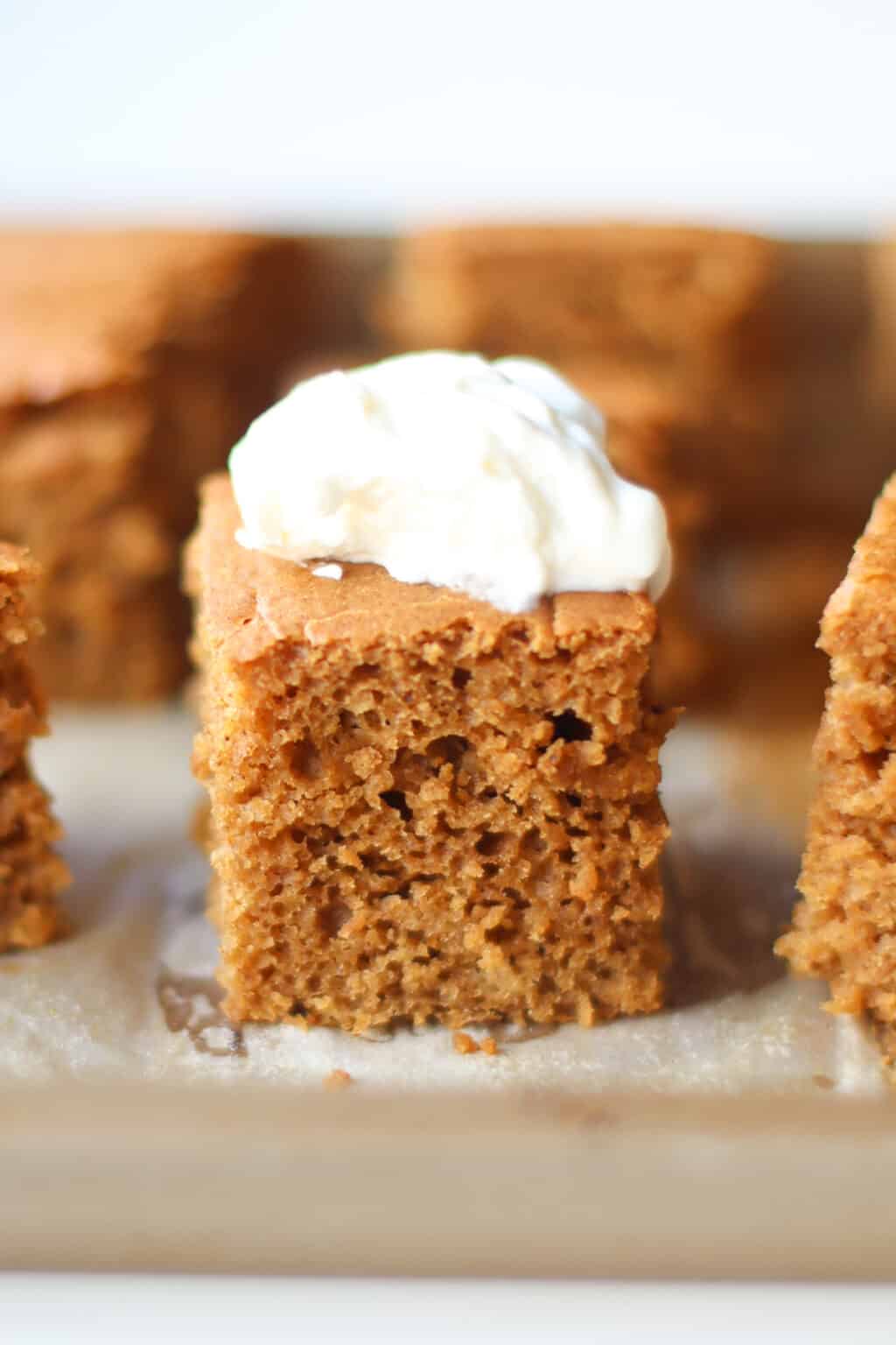 Easy Gingerbread Snack Cake MJ and Hungryman