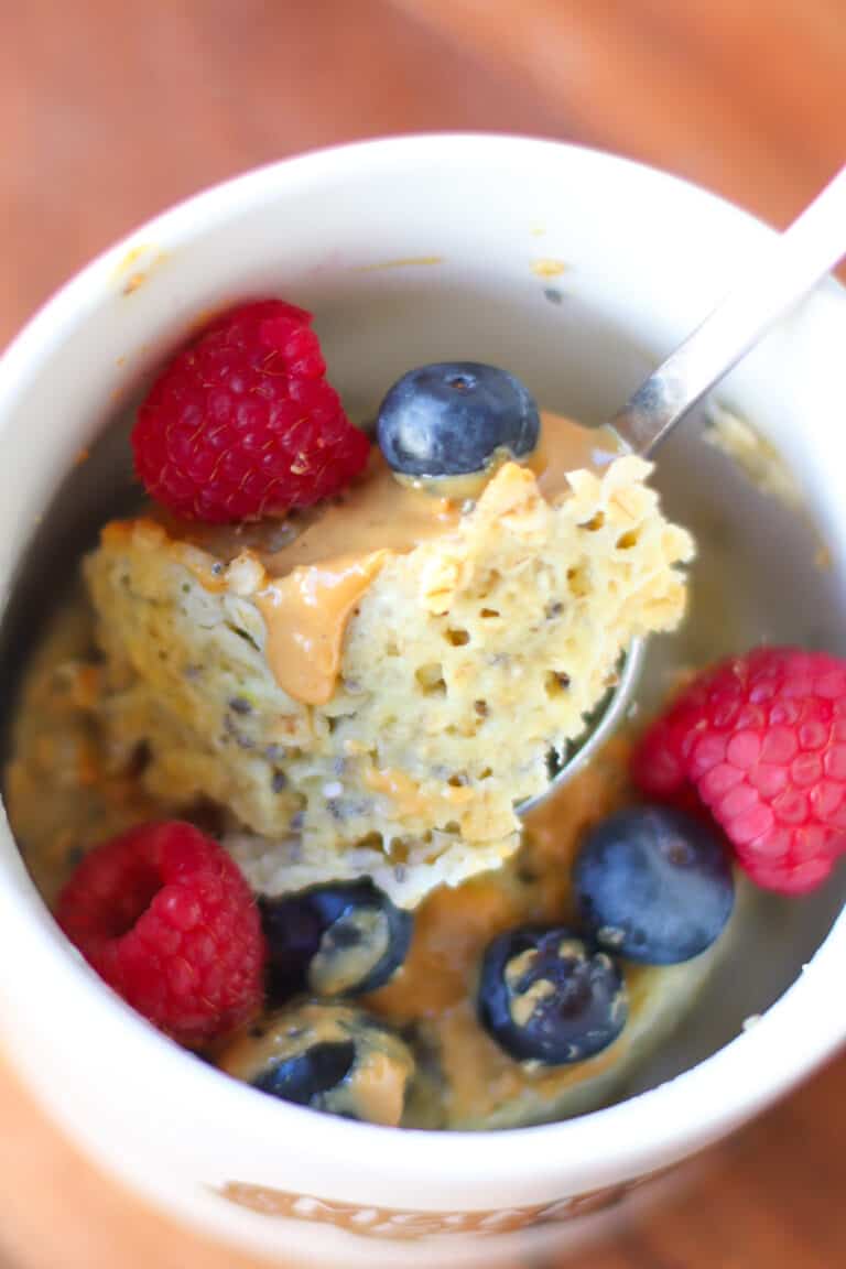 Oatmeal Mug Cake MJ and Hungryman