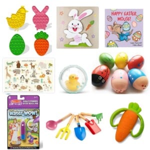 Toddler Easter basket ideas.