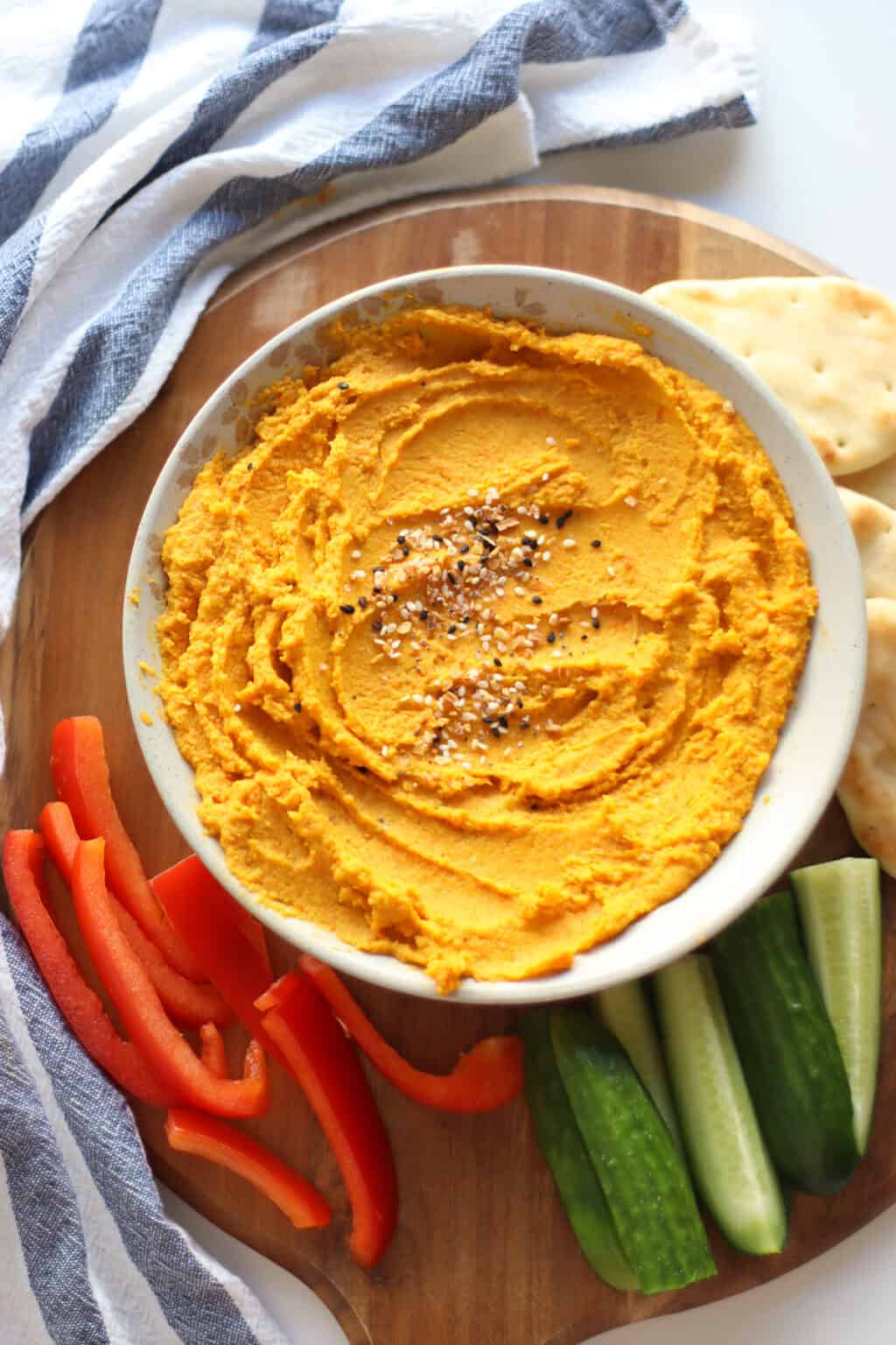 Carrot Hummus MJ and Hungryman