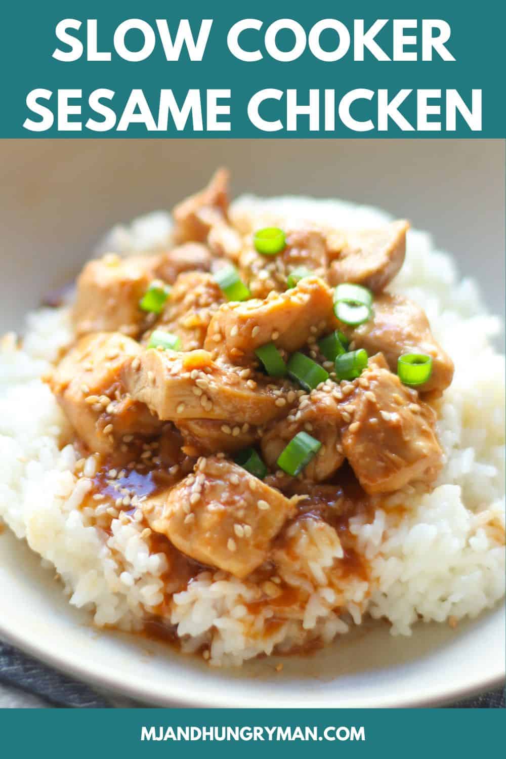 Slow Cooker Sesame Chicken - MJ and Hungryman