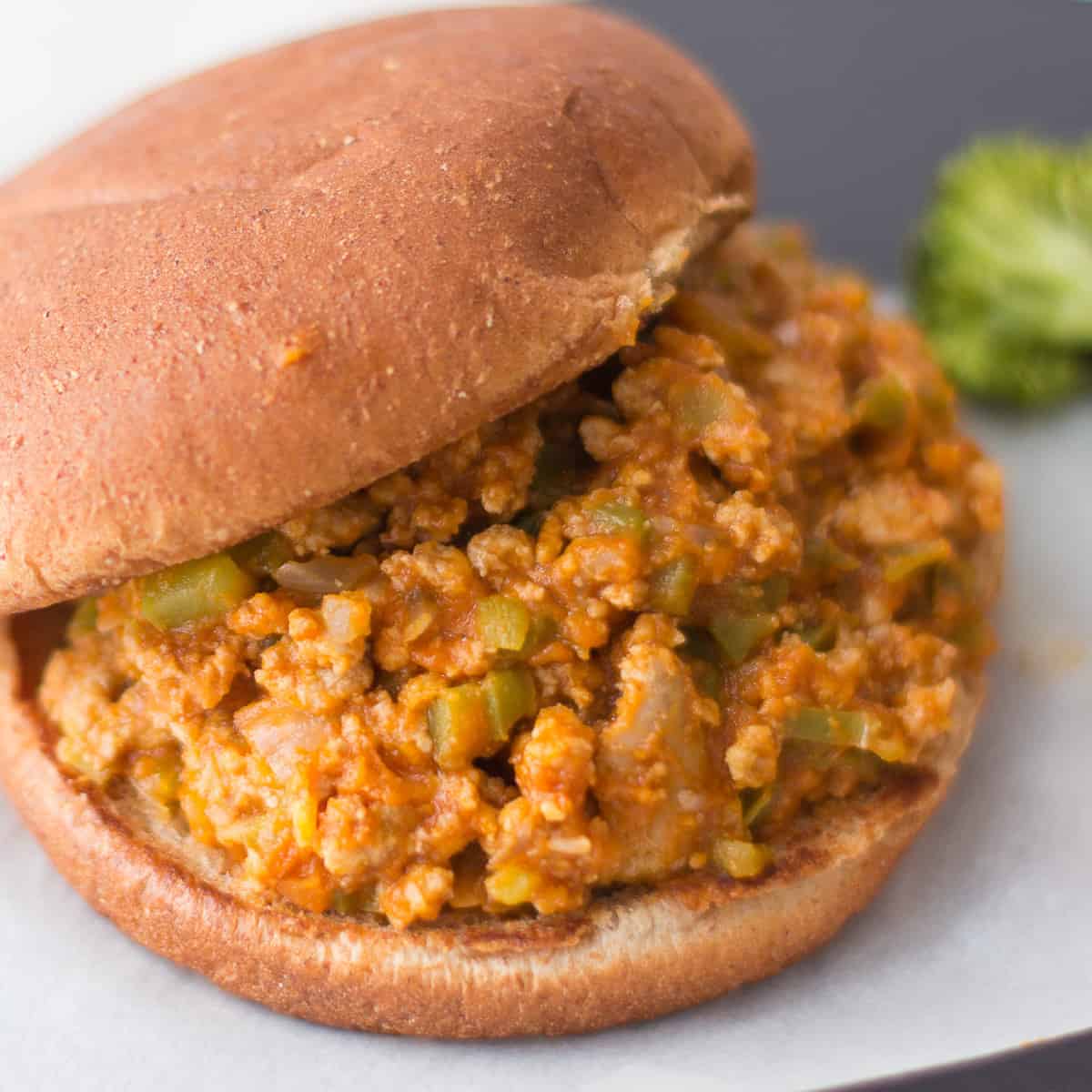 Healthy Turkey Sloppy Joes