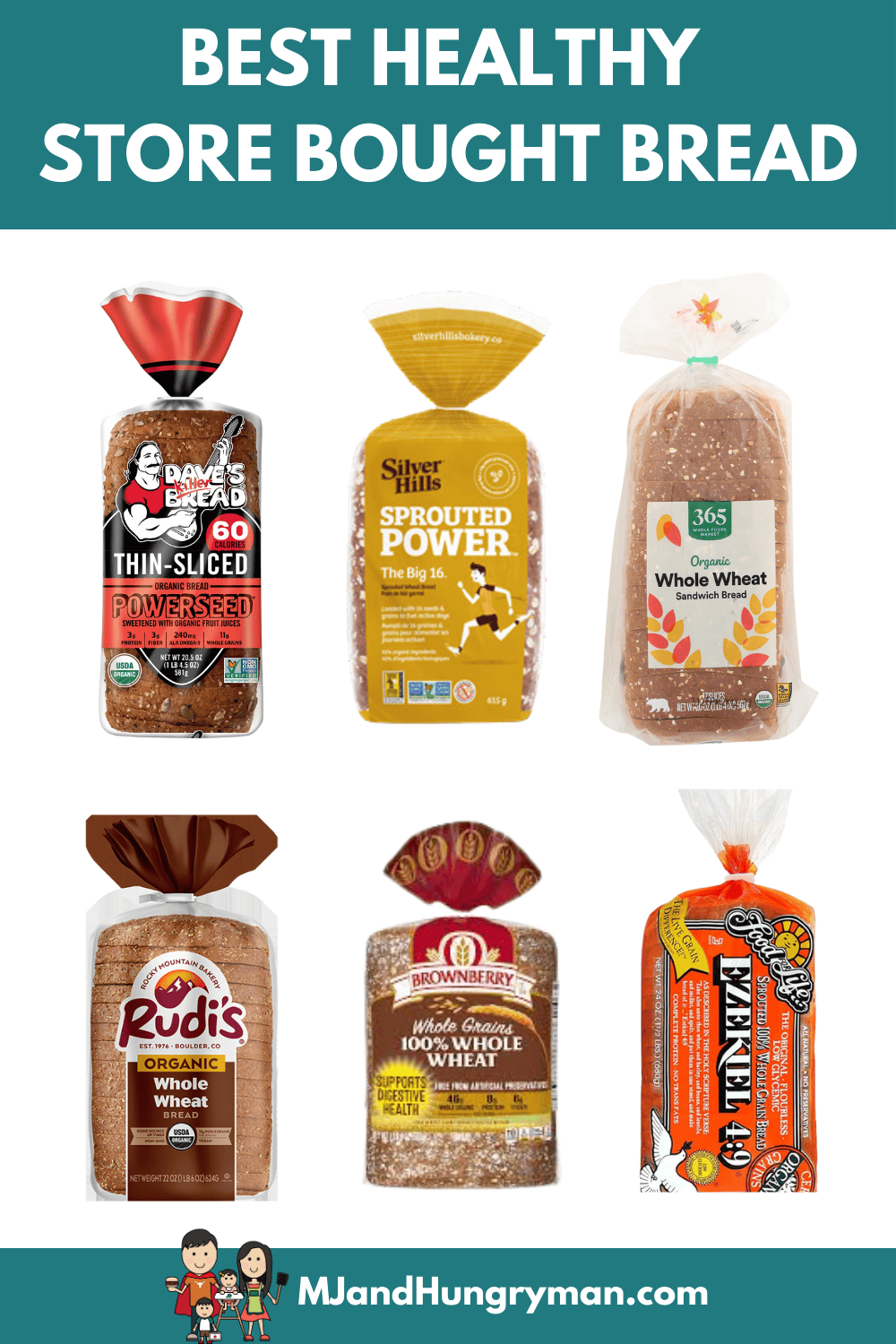 Best Healthy Store Bought Bread - MJ and Hungryman