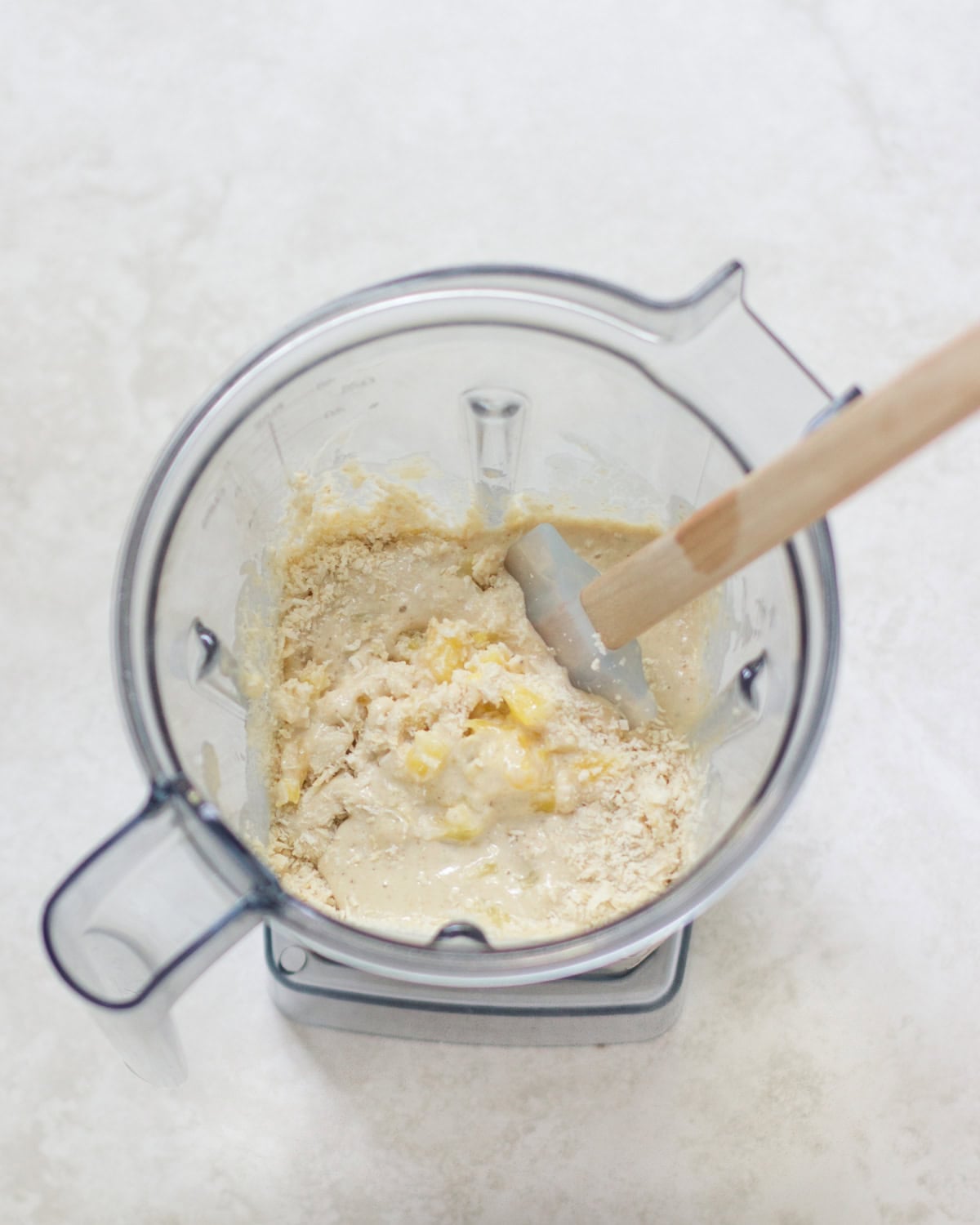All the ingredients blended until smooth.